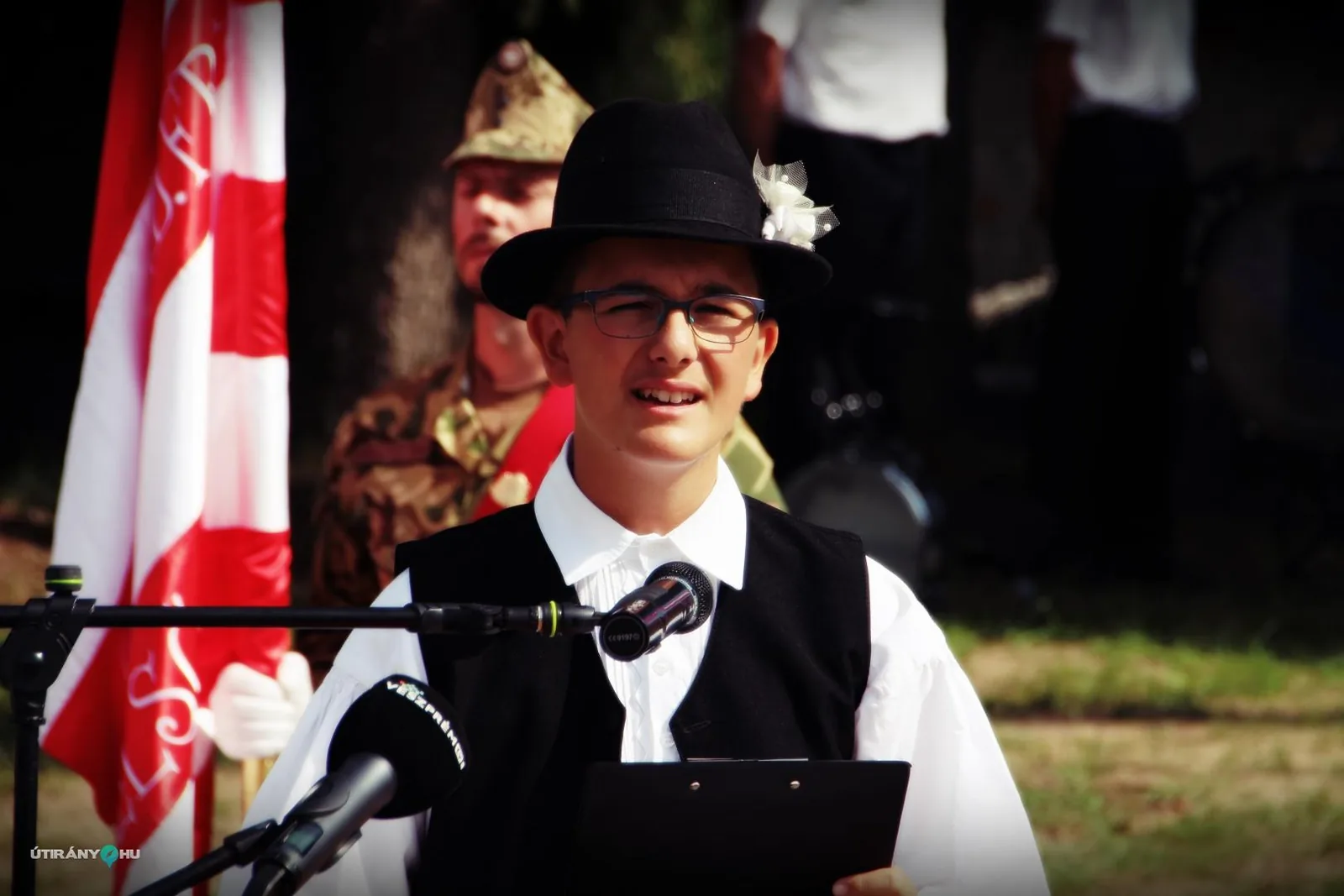 I és II Világháborús Emlékmű átadás. Fotók: Útirány.hu