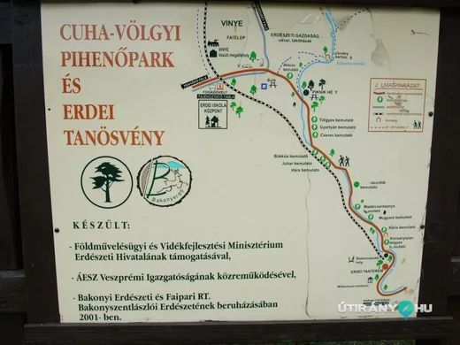 'Cuha-völgyi pihenőpark és erdei tanösvény' cikk borítóképe