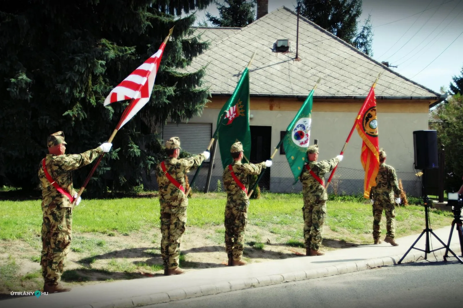 I és II Világháborús Emlékmű átadás. Fotók: Útirány.hu