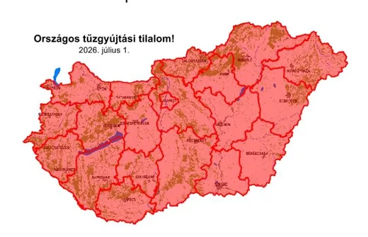 ' Tűzgyújtási tilalom' cikk borítóképe