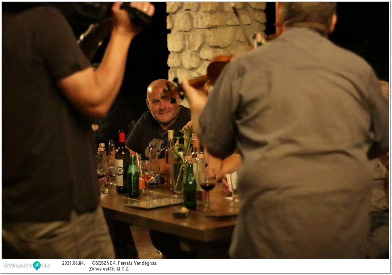 M.É.Z. zenekar és Sápi borkostoló estje