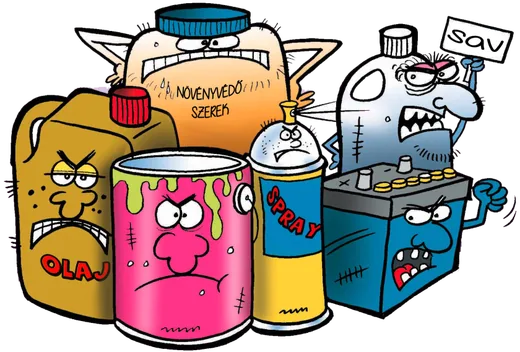 'Háztartási veszélyes hulladékok' cikk borítóképe