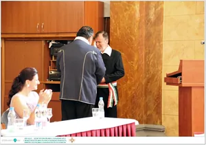 Díjkiosztó, szentelés, avatás, felvonulás