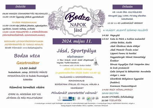 'Bodza Napok Jásd' cikk borítóképe