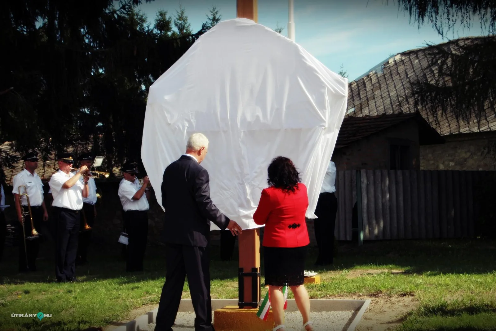 I és II Világháborús Emlékmű átadás. Fotók: Útirány.hu