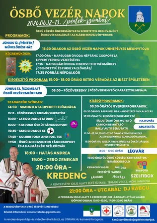 Ősbő Vezér Napok borítóképe