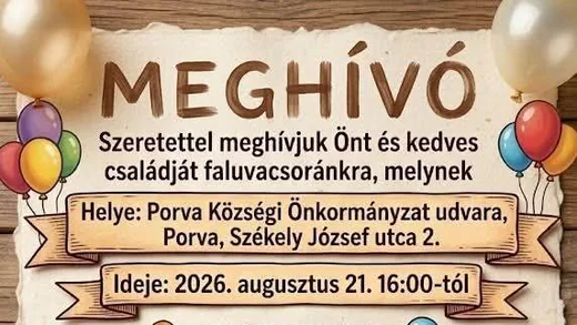 'Faluvacsora' cikk borítóképe