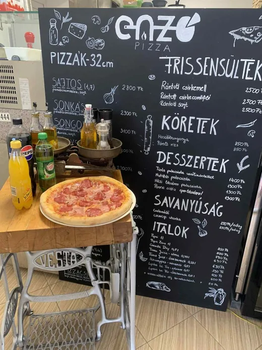 'Enzo Pizza ' cikk borítóképe