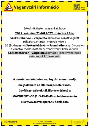 Székesfehérvár - Várpalota