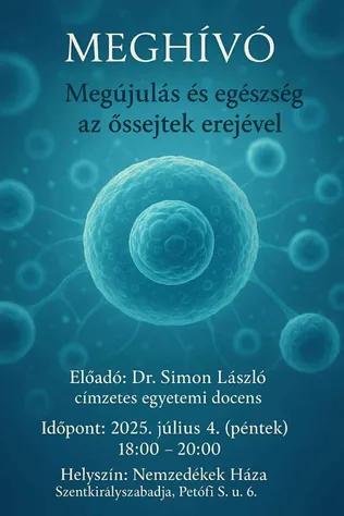 Megújulás és egészség az őssejtek erejével borítóképe