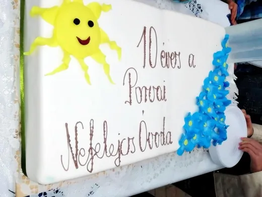 '10 éves a Nefelejcs Óvoda' cikk borítóképe