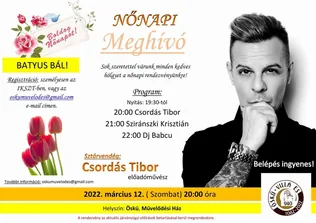 Nőnapi Meghívó borítóképe