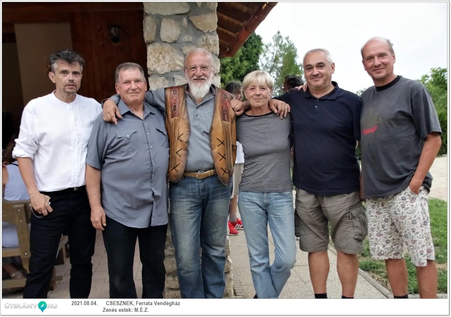 M.É.Z. zenekar és Sápi borkostoló estje