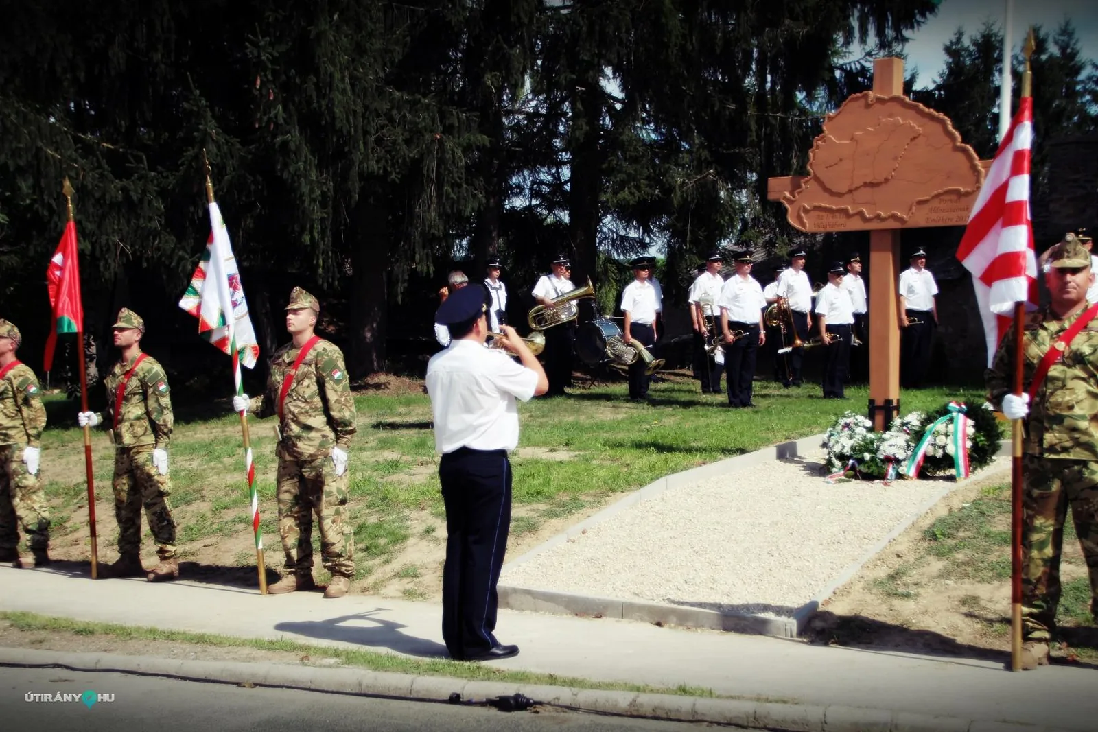I és II Világháborús Emlékmű átadás. Fotók: Útirány.hu