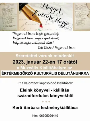 Magyar Kultúra Napja borítóképe