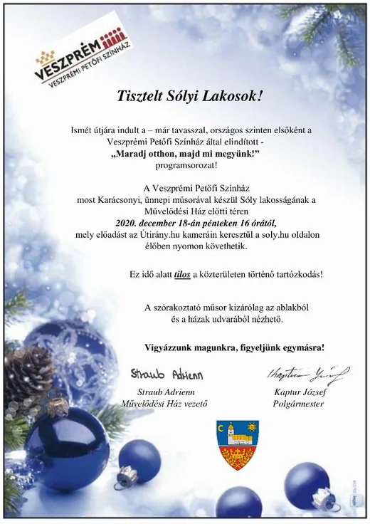 'Maradj otthon, majd mi megyünk!' cikk borítóképe