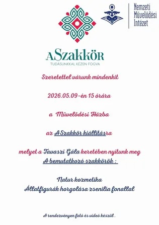 A Szakkör kiállítás borítóképe