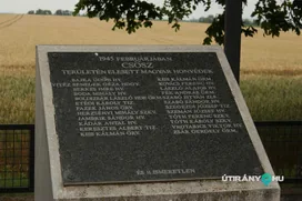 Második világháborús emlékmű borítóképe