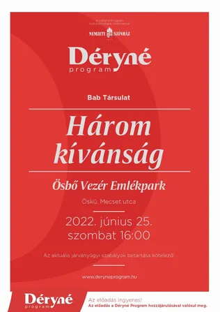 Három kívánság színházi előadás borítóképe