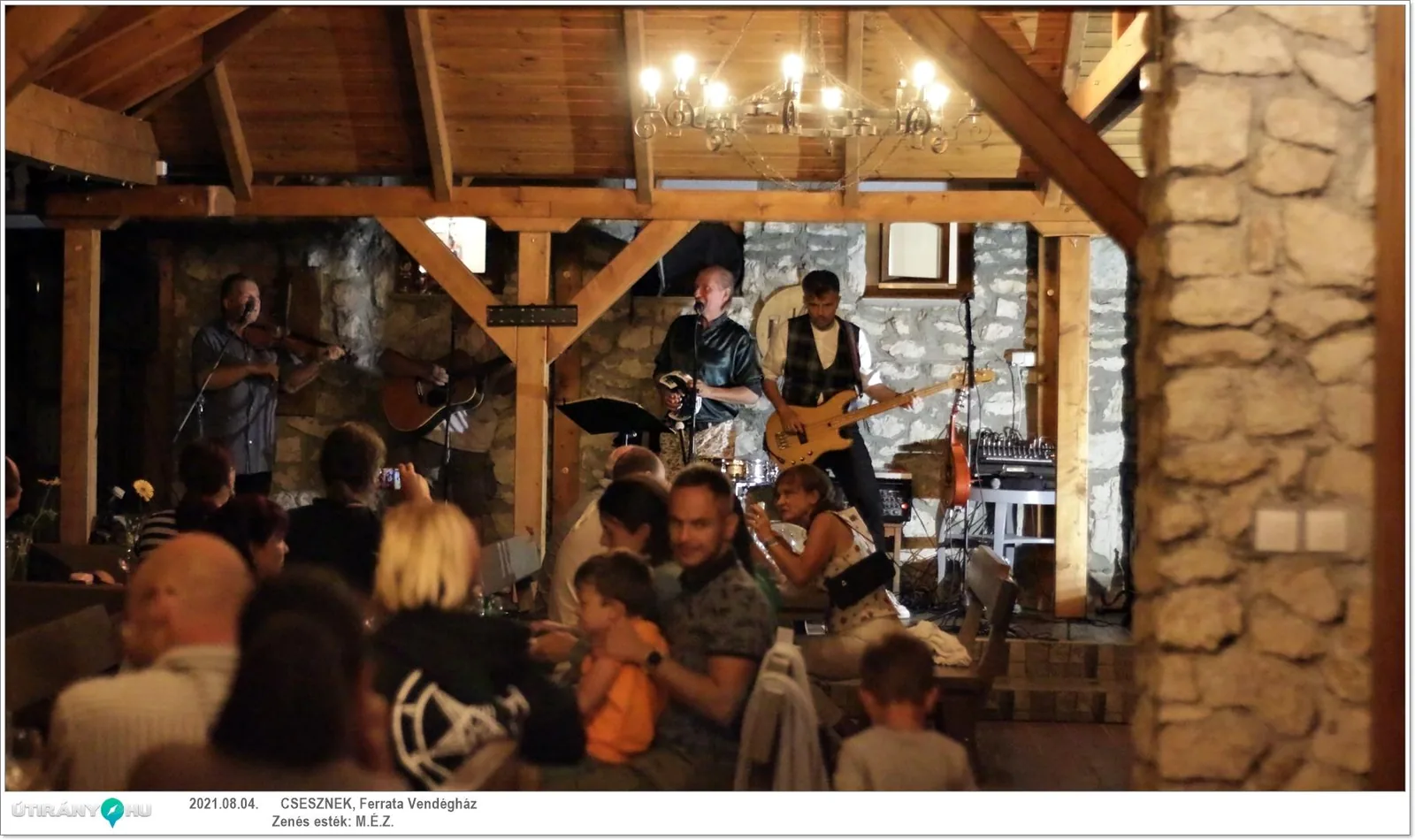 M.É.Z. zenekar és Sápi borkostoló estje