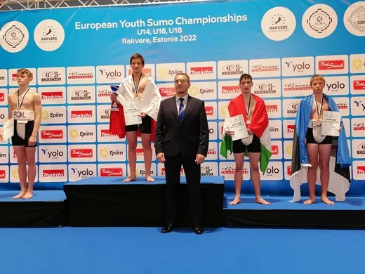 'Szalay Adrián ösküi sportoló III.helyen végzett a Sumo Európa-bajnokságon' cikk borítóképe