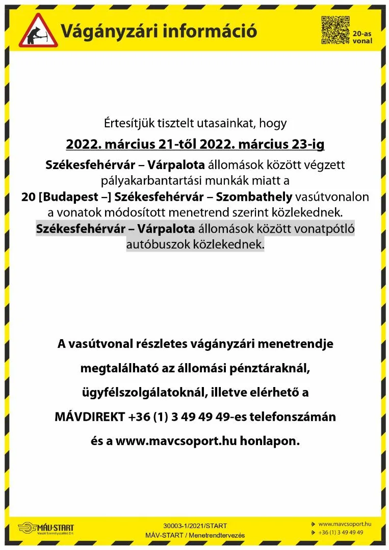 Székesfehérvár - Várpalota