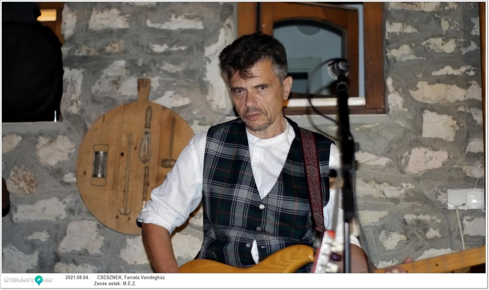 M.É.Z. zenekar és Sápi borkostoló estje