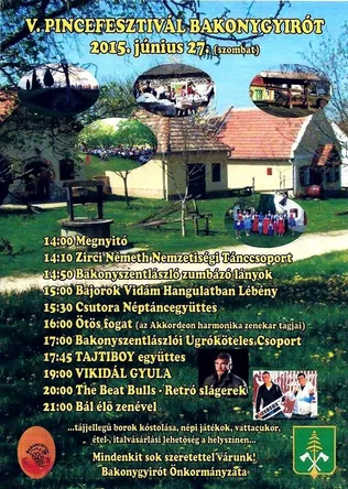 Bakonygyirót Pincefesztiv borítóképe