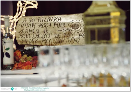 'Szent István Pálinka Lovagrend alakuló és avatási ceremónia' cikk borítóképe
