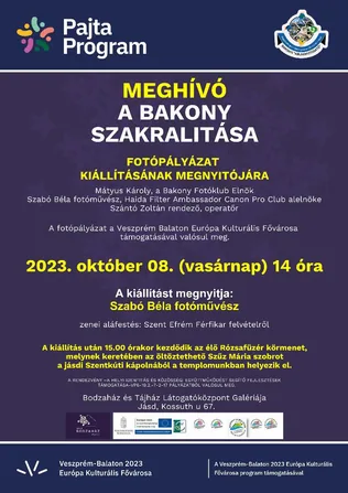 A Bakony Szakralitása borítóképe