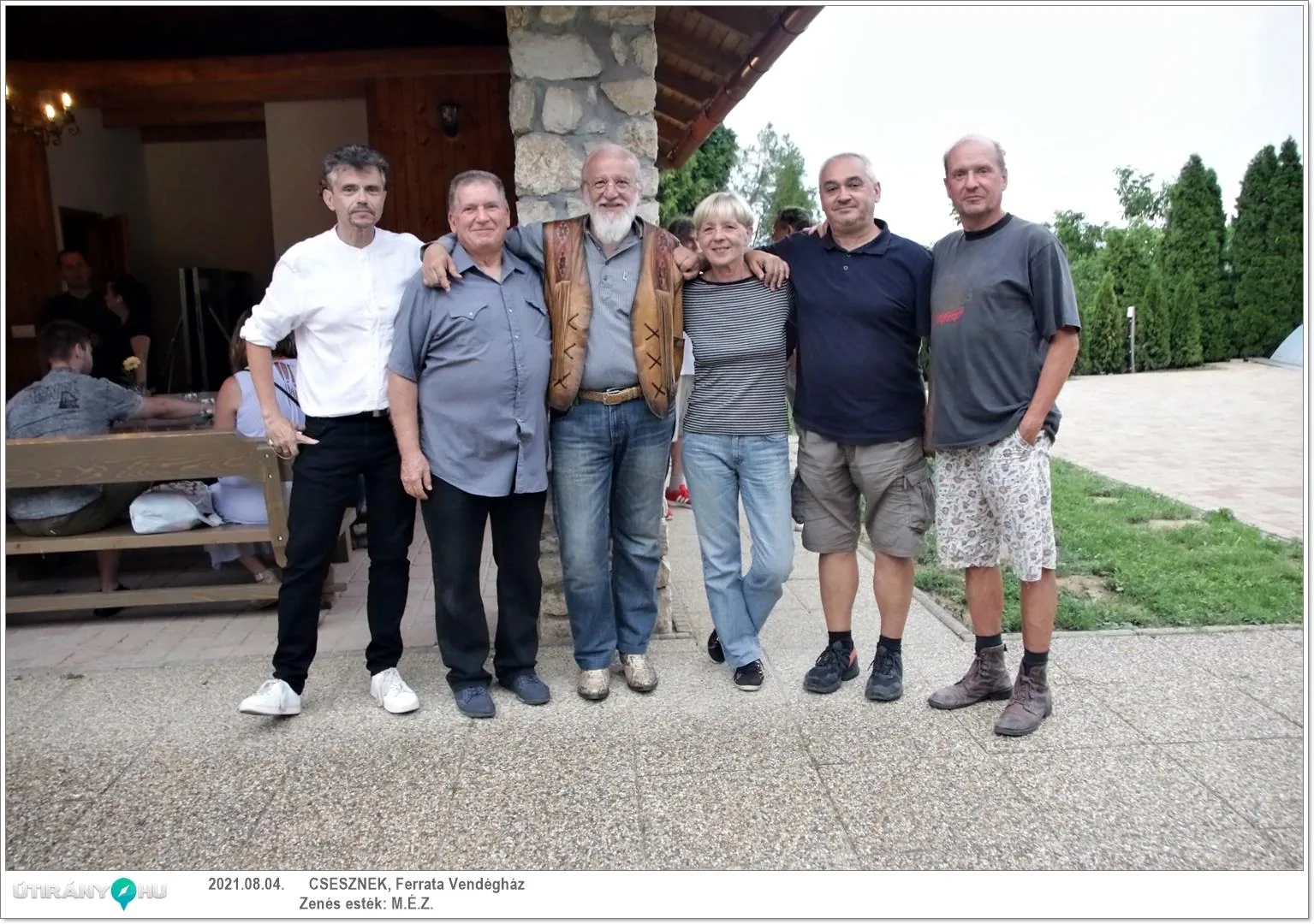 M.É.Z. zenekar és Sápi borkostoló estje