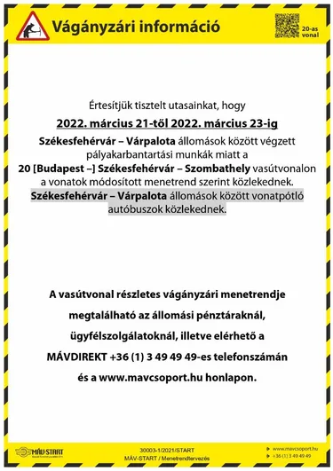 Székesfehérvár - Várpalota