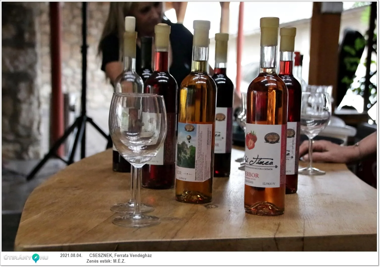 M.É.Z. zenekar és Sápi borkostoló estje