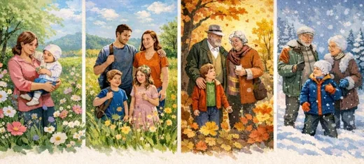 'NÉGY ÉVSZAK - NÉGY GENERÁCIÓ' cikk borítóképe