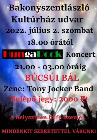 Búcsúi bál és HungaRock koncert borítóképe