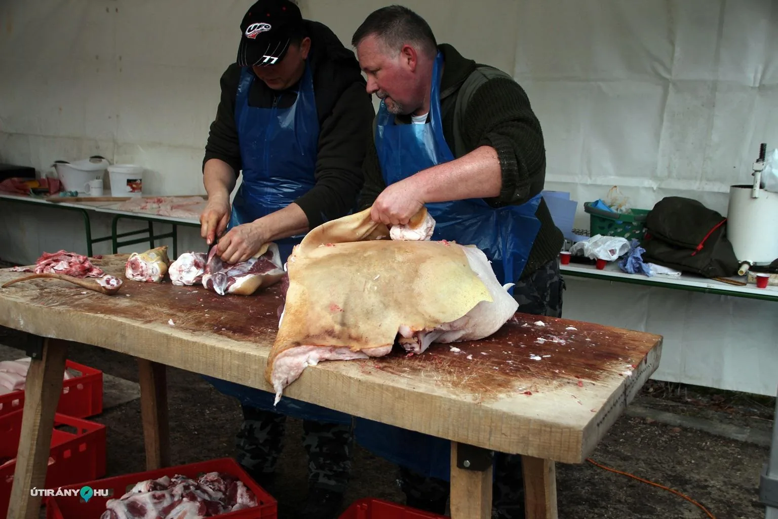 6. Falusi disznóvágás / Fotók: Útirány.hu
