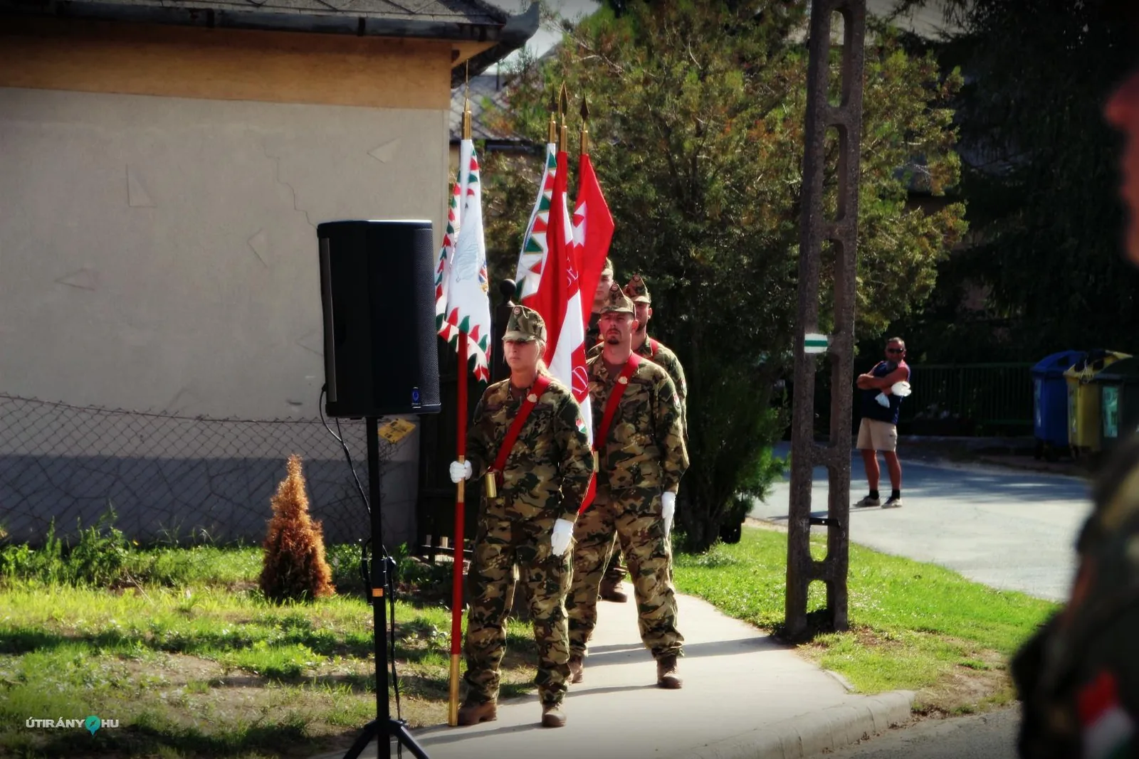 I és II Világháborús Emlékmű átadás. Fotók: Útirány.hu