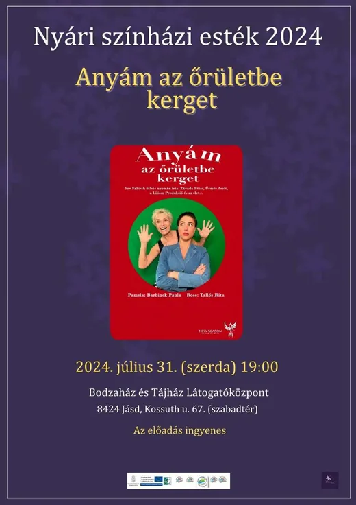 '"Anyám az őrületbe kerget" színházi est' cikk borítóképe