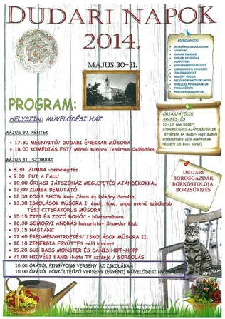 Dudari Napok 2014 borítóképe