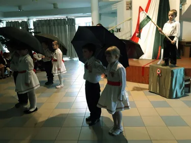 Ünnepi műsor és fáklyás felvonulás