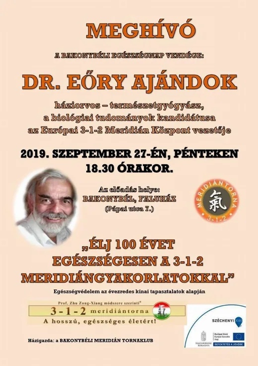 '"Egészségnap" Vendég: Dr. Eőry Ajándok' cikk borítóképe